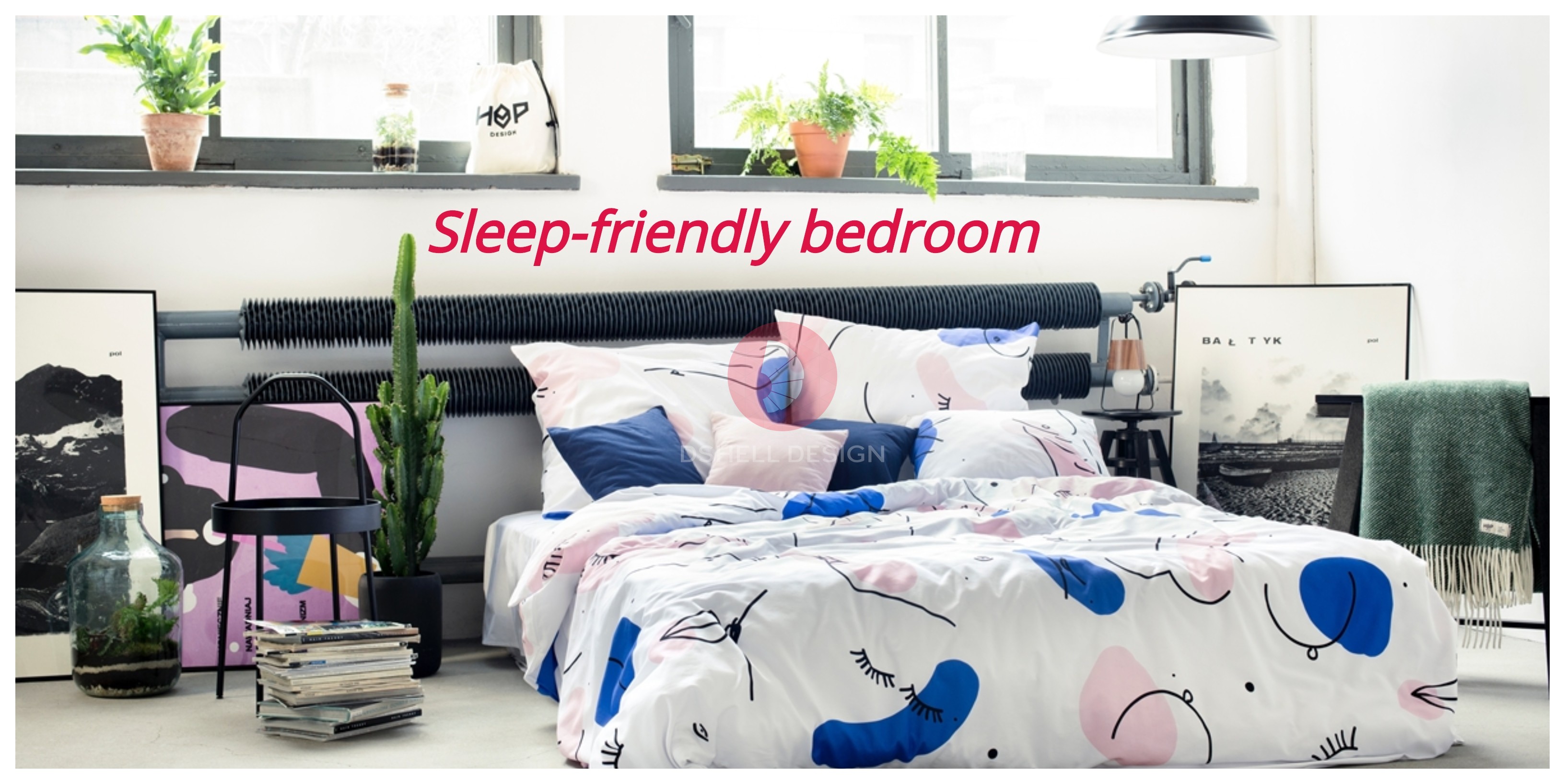 Sleep-friendly bedroom