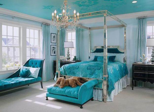 turquoise & orchid color combination